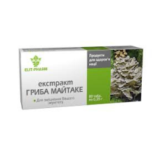 Екстракт гриба Майтаке таблетки 250 мг. №80