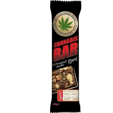 Батончик-мюслі CANNABIS BAR (Канабіс Бар) з волоським горіхом + насіння канабісу 40 р.