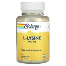 L-лізин Solaray L-Lysine 500 мг 120 капсул